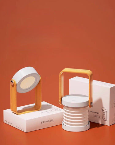 Nordic Foldable Portable Lantern Bedside Table Lamp